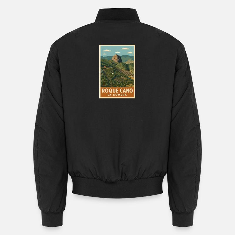 Roque Cano La Gomera - Bomber unisexe - noir