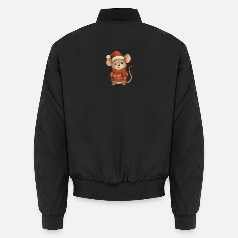Maus_Weihnachts Bomber unisexe