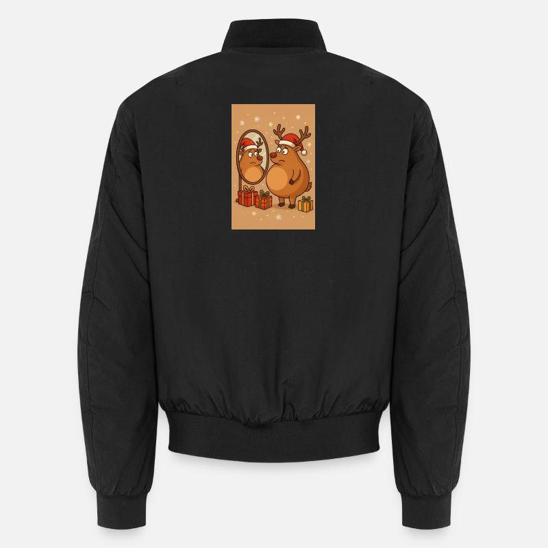 Christmas – Rene Humorous Design Unisex Bomber Jacket