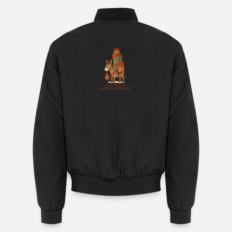 Der wahre Weihnachtsheld Unisex Bomberjacke