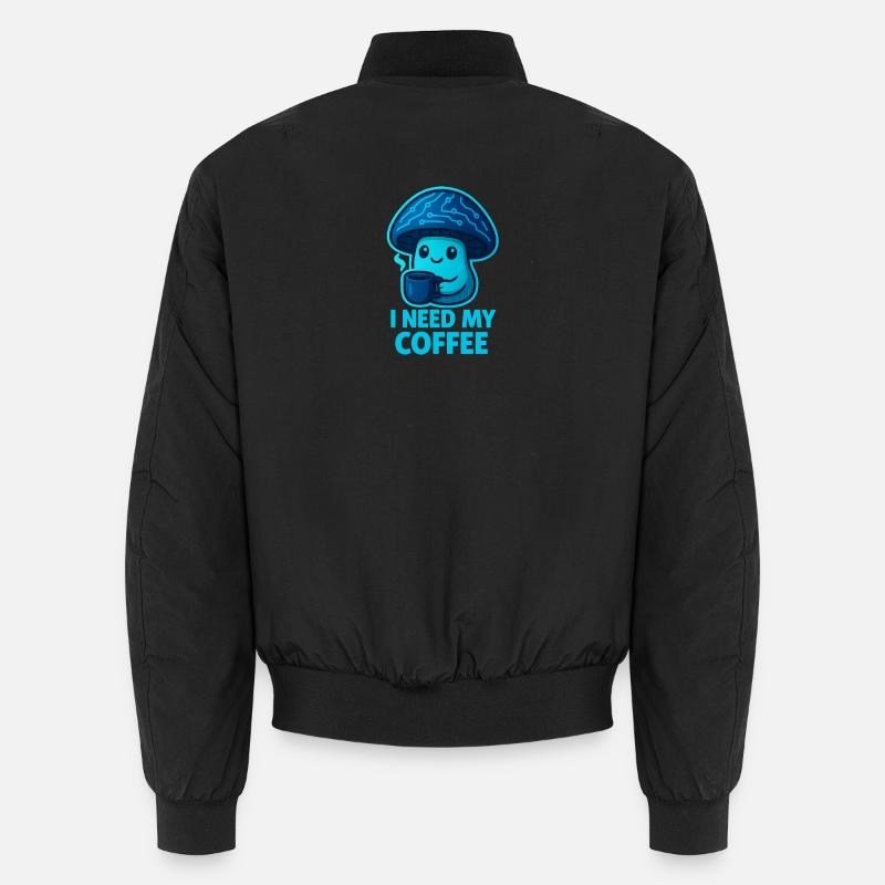 TechPilz Kaffee Power Unisex Bomberjacke