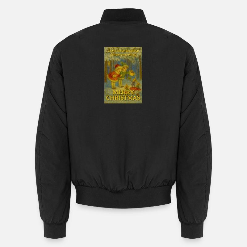 Collection de Noël : L’amitié au-dessus de la distance Bomber unisexe