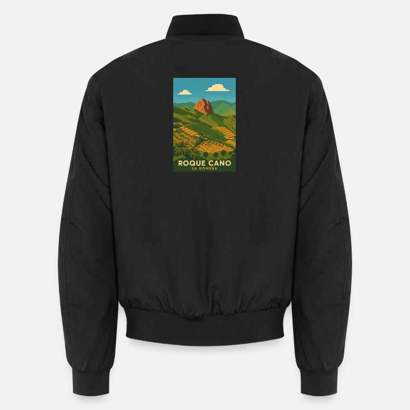 Roque Cano La Gomera - Bomber unisexe - noir