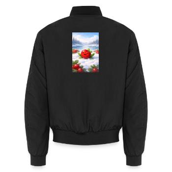 Priselberry - Dons du Grand Nord - Bomber unisexe - noir - Dos - AI Model Male 185 light (185cm)