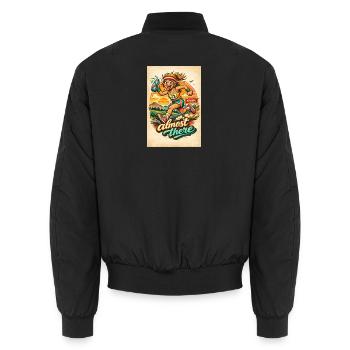 Racing Spirit: Almost There - Bomber unisexe - noir - Dos - AI Model Male 185 light (185cm)