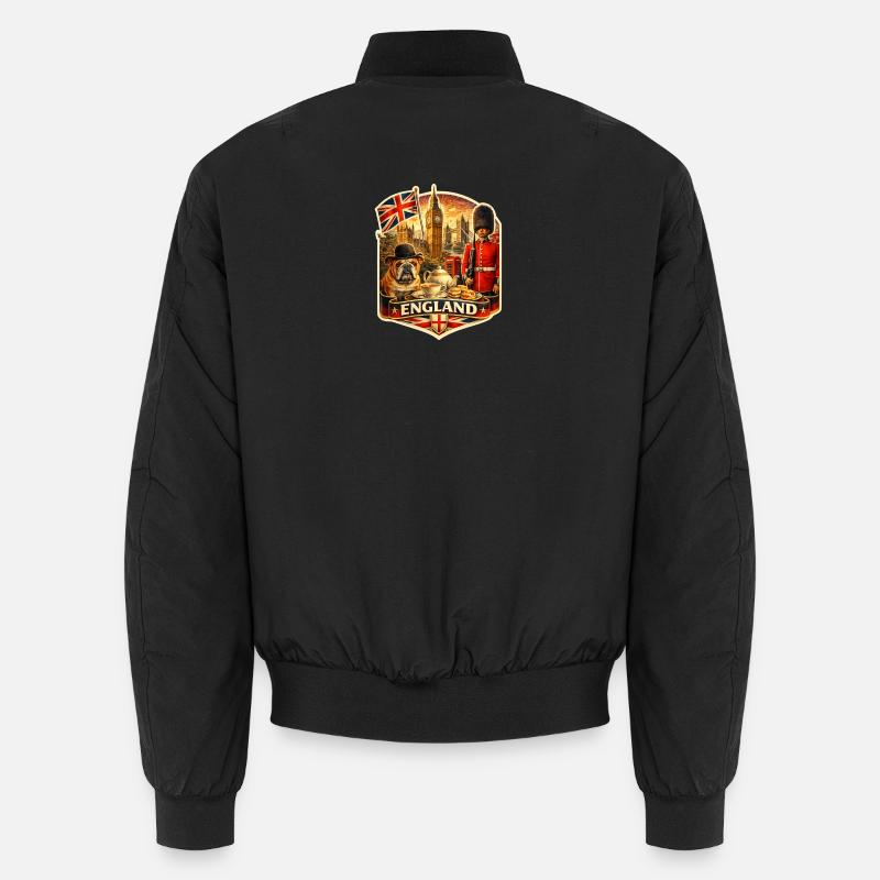 England Heritage Tea Badge Unisex Bomber Jacket