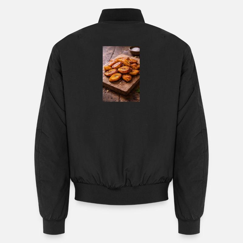 Fried Plantains (Dodo) - Unisex Bomber Jacket - black