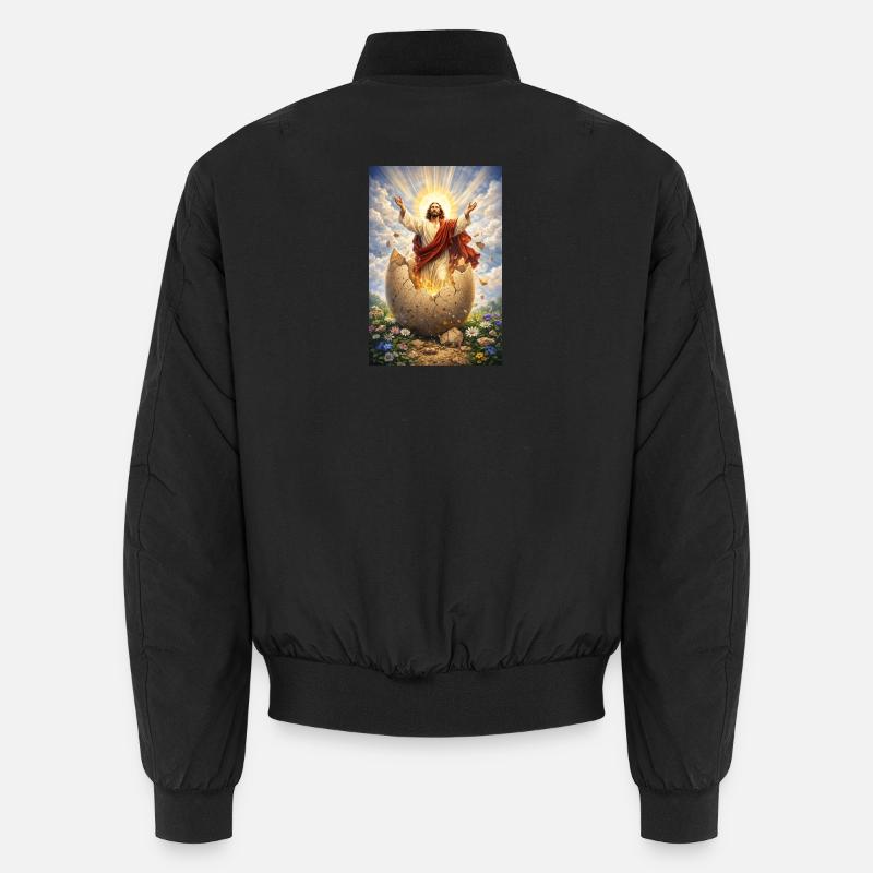 Auferstehung aus Eierbruch - Unisex Bomberjacke - Schwarz