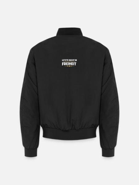 Letzte Nacht in Freiheit JGA - Unisex Bomberjacke - Schwarz