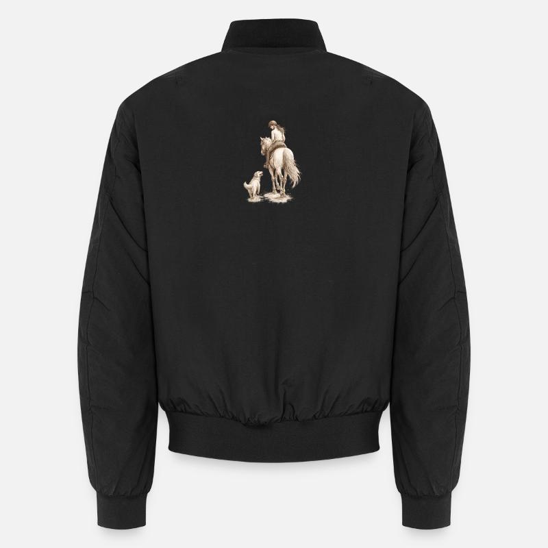 side by side Unisex Bomber Jacket