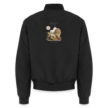 Mexico Aztec Heritage Artwork - Unisex Bomberjacke - Schwarz - Hinten - AI Model Male 185 light (185cm)
