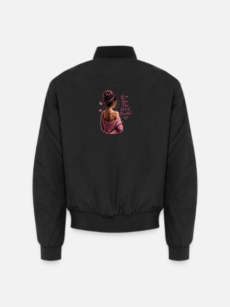 Beautiful - Unisex Bomberjacke - Schwarz