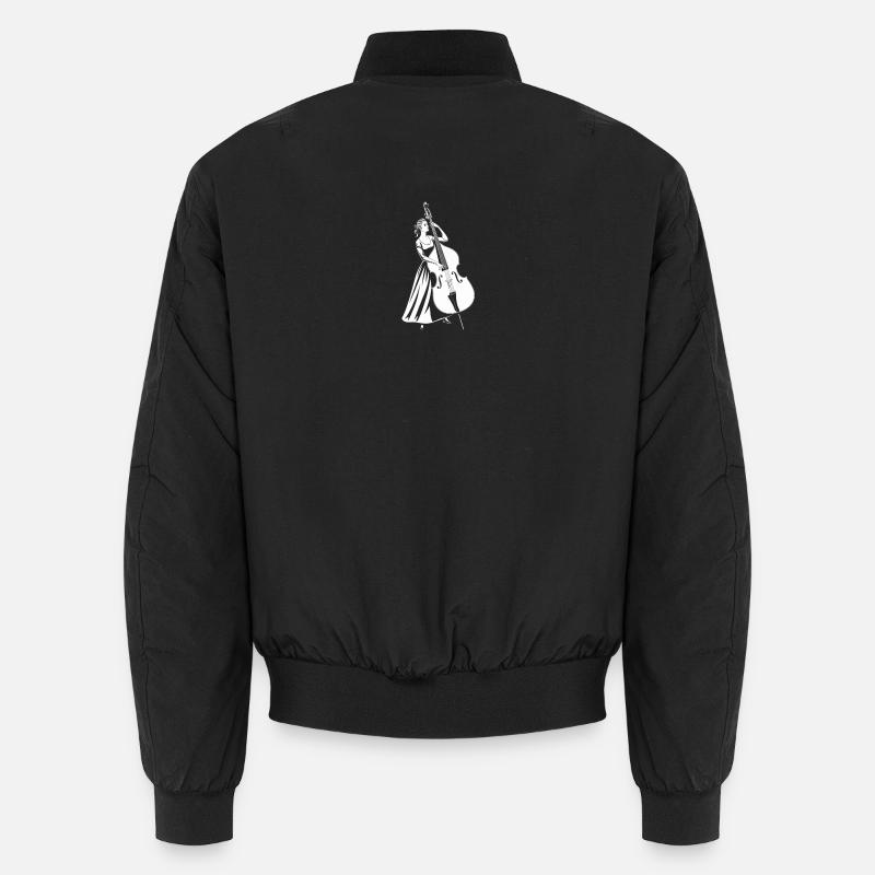 Contrebassiste élégant Contrebasse Bomber unisexe