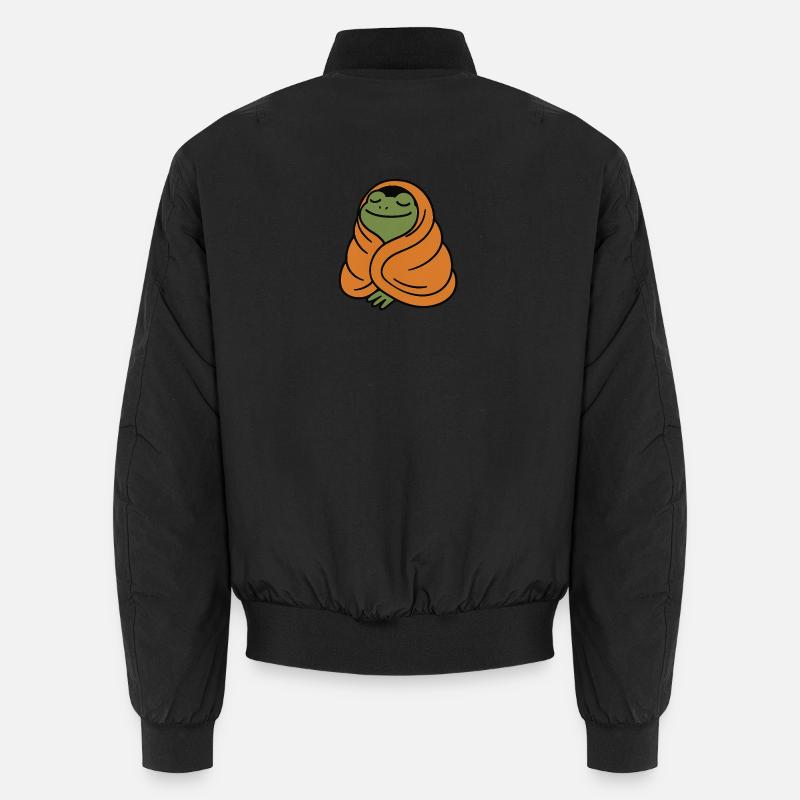 Grenouille douillette - Bomber unisexe - noir
