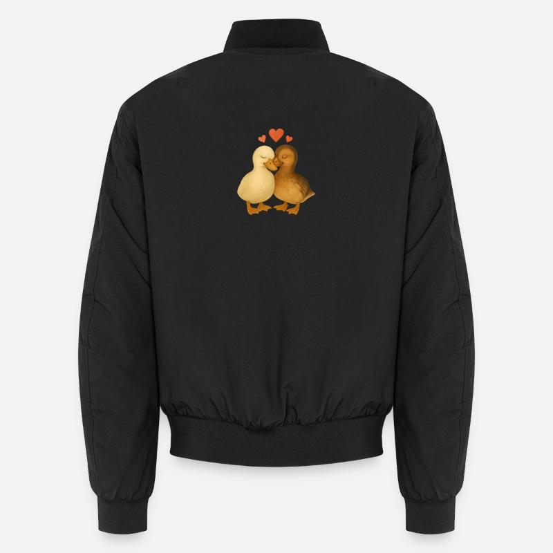 Duck good, love good – cuddly ducks Unisex Bomber Jacket