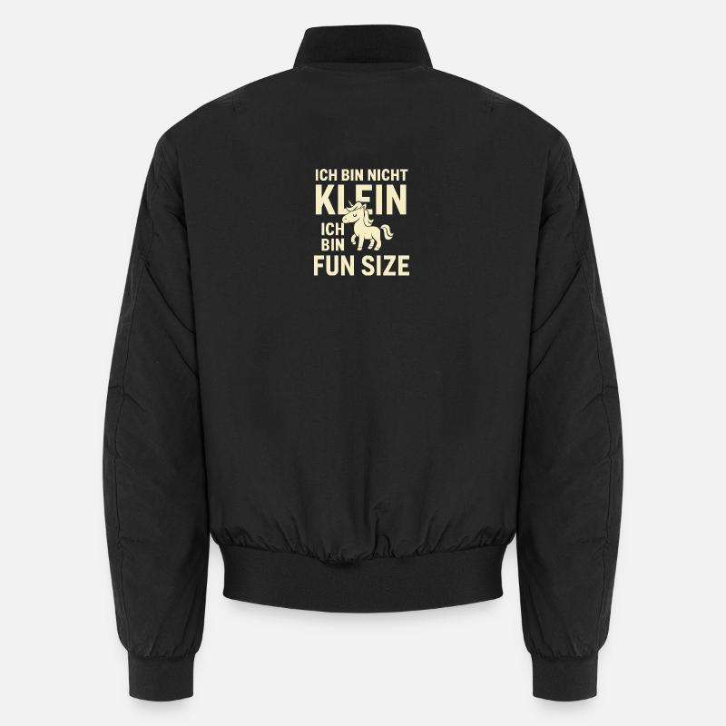 Ich bin nicht klein Einhorn Fun Size Unisex Bomberjacke
