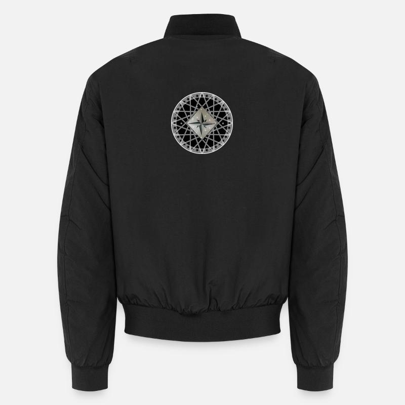 Wind Rose - Unisex Bomberjacke - Schwarz