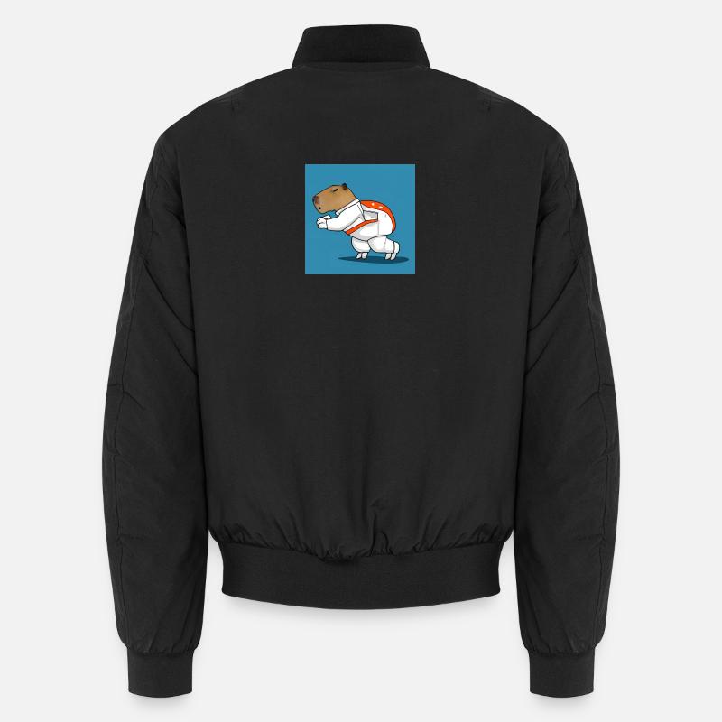 Capybara astronaut Unisex Bomber Jacket