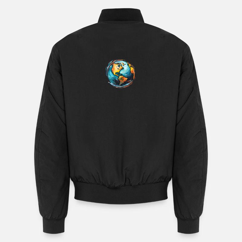 Globe en mouvement Bomber unisexe