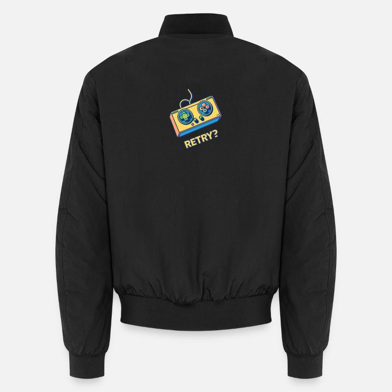 Retro-Controller-Wiederholung Unisex Bomberjacke