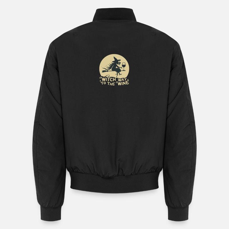 Hexenweg zum Wein Unisex Bomberjacke