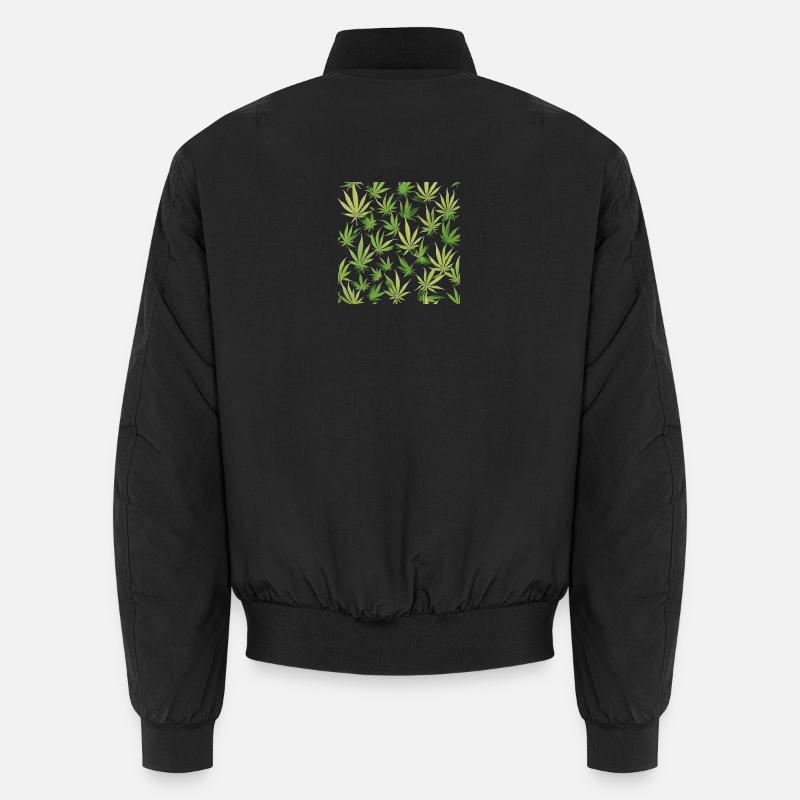 Cannabis 2 - Unisex Bomber Jacket - black