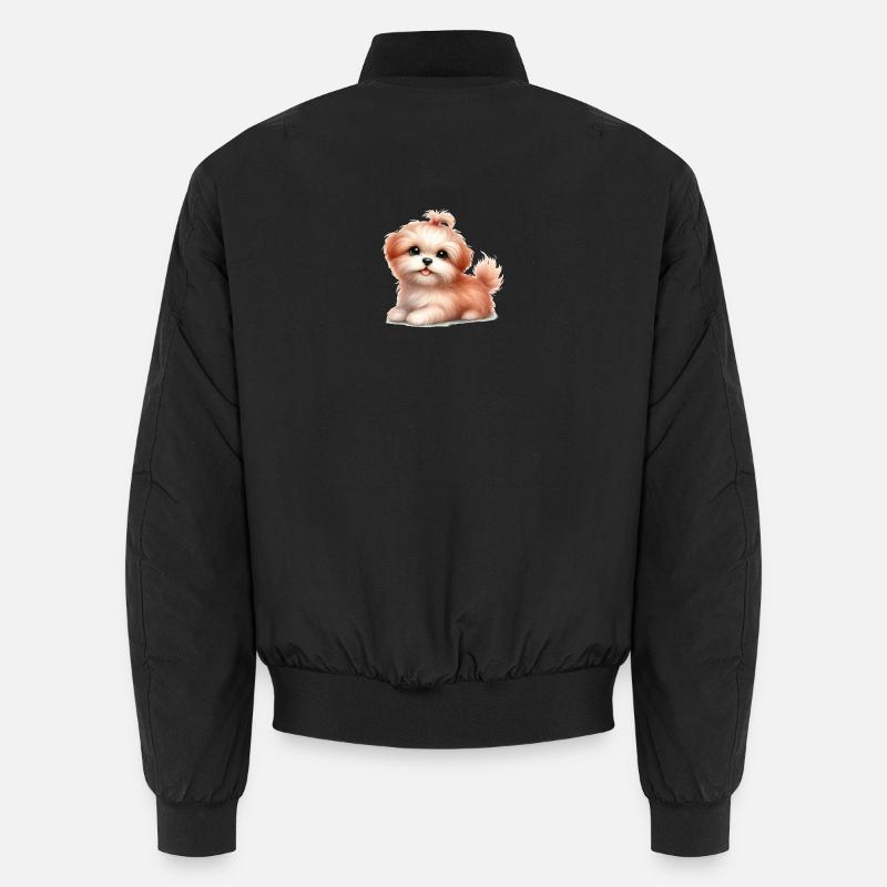 Chien mignon Bomber unisexe