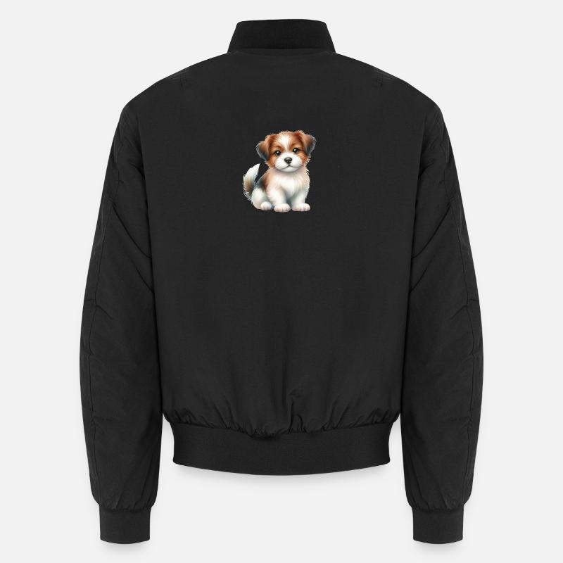 Cute dog Unisex Bomber Jacket
