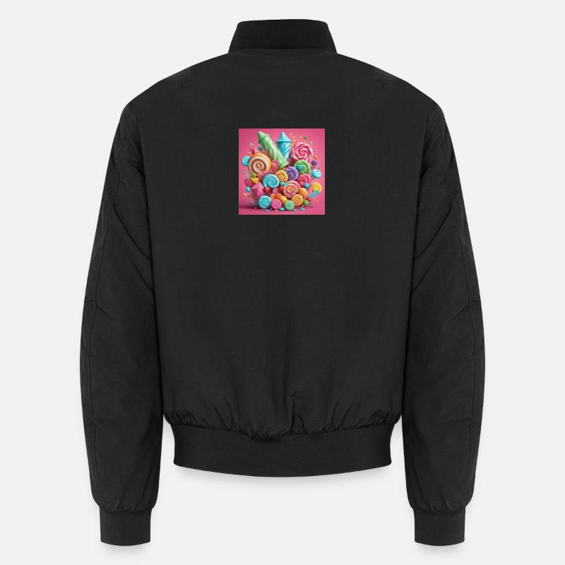 Bunte Bonbons Unisex Bomberjacke