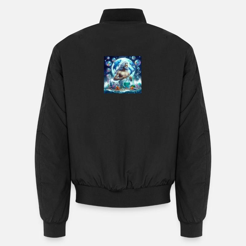 WASSERMANN \ Tierkreiszeichrn Unisex Bomberjacke