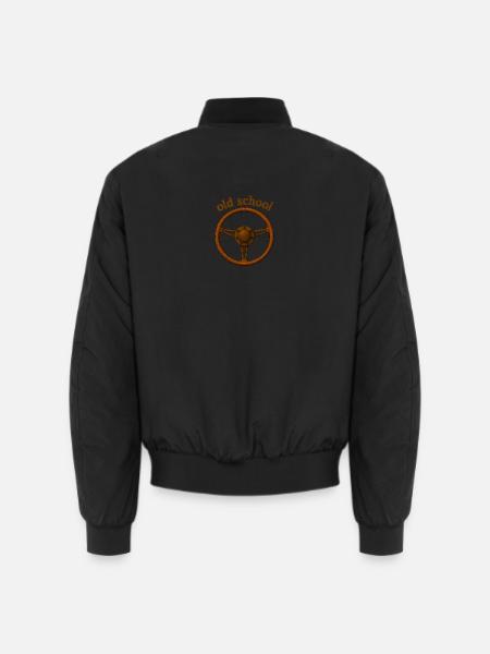 volant old school - Bomber unisexe - noir