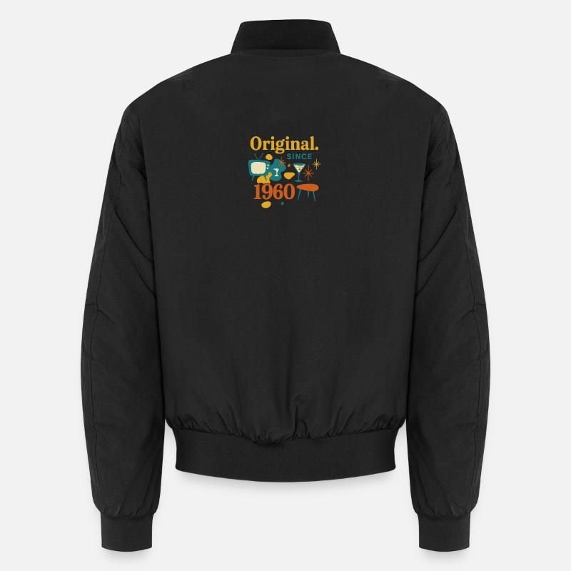 Original. Since 1960 – Retro Design Birth Year Unisex Bomber Jacket