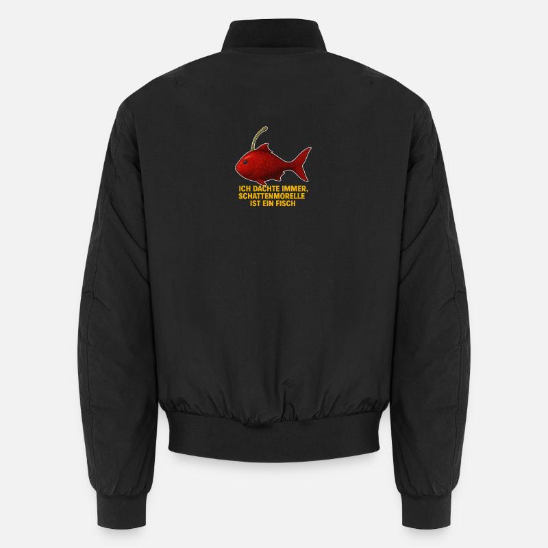 Cerises griottes de poisson - Bomber unisexe - noir