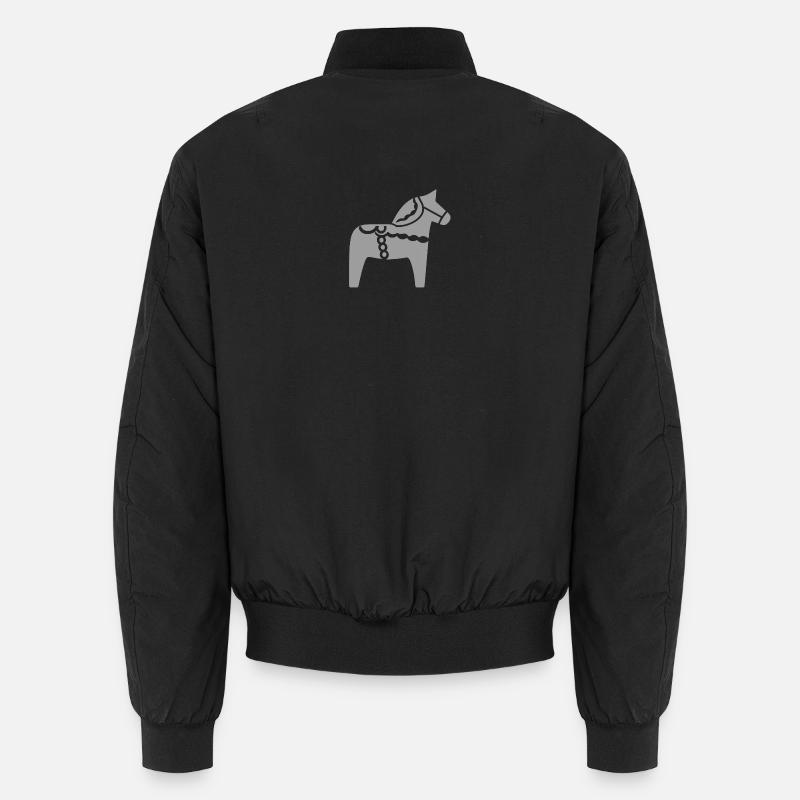 Cheval Dala scandinave – Design folklorique Bomber unisexe