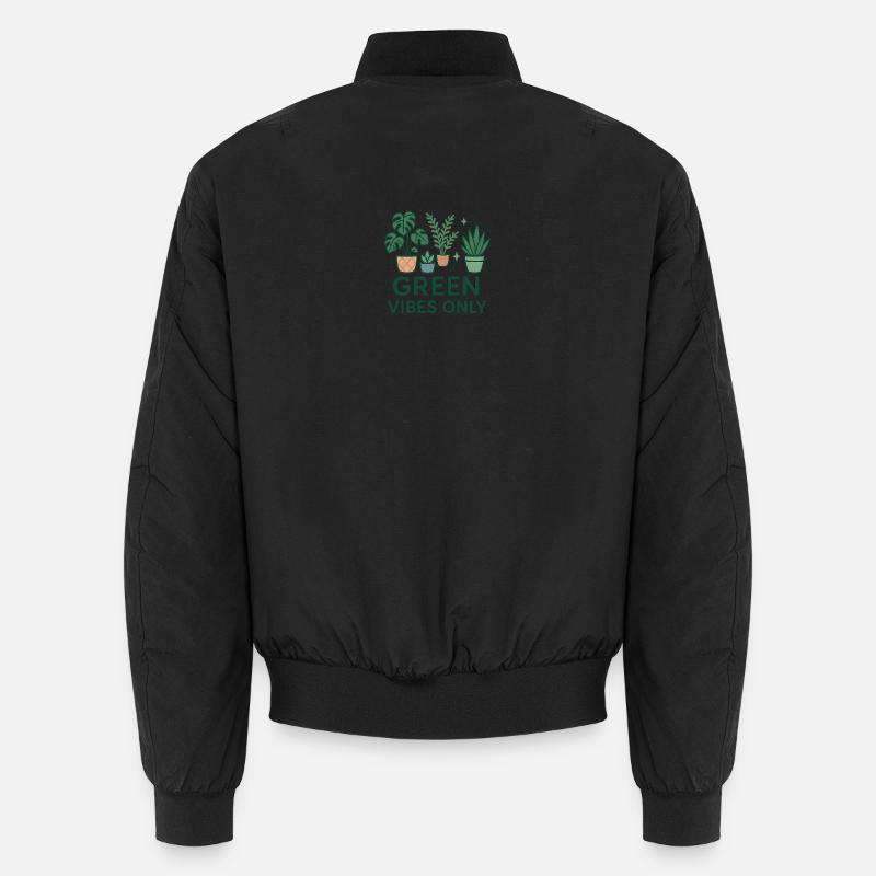 Green Vibes Only Unisex Bomberjacke