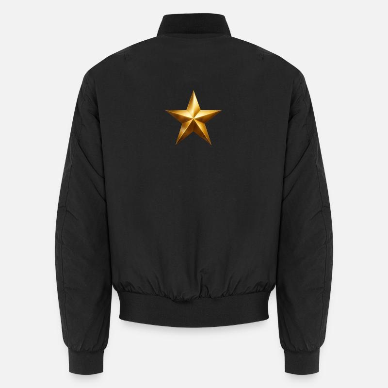 Accent étoile dorée Bomber unisexe