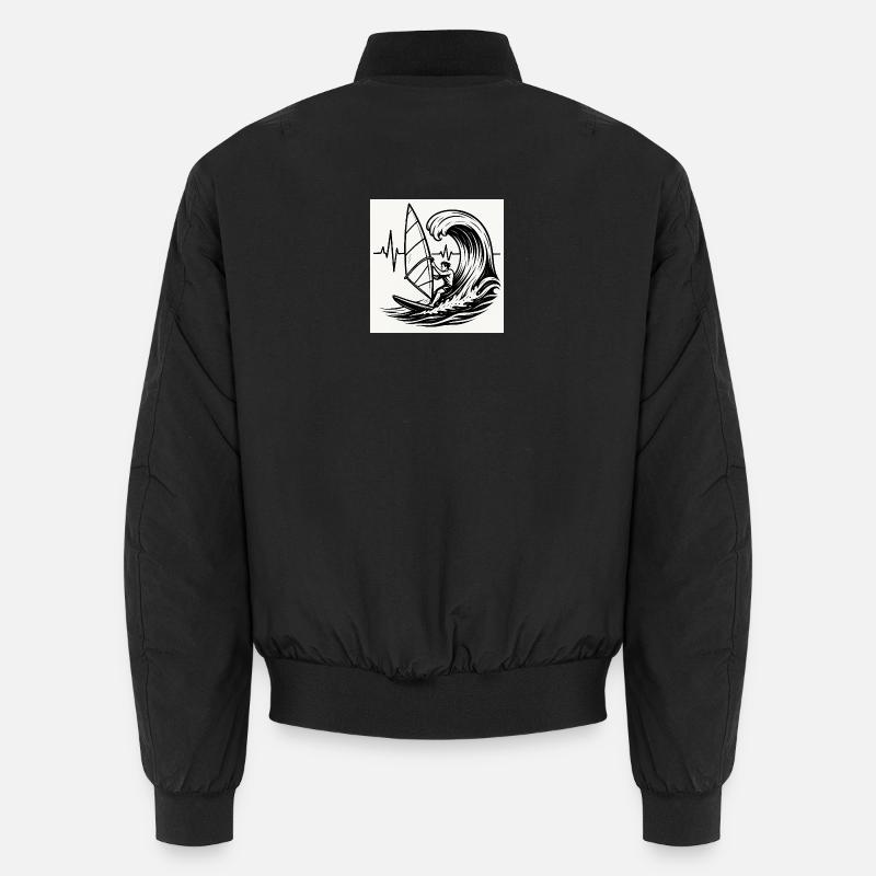 Surfeur - Bomber unisexe - noir
