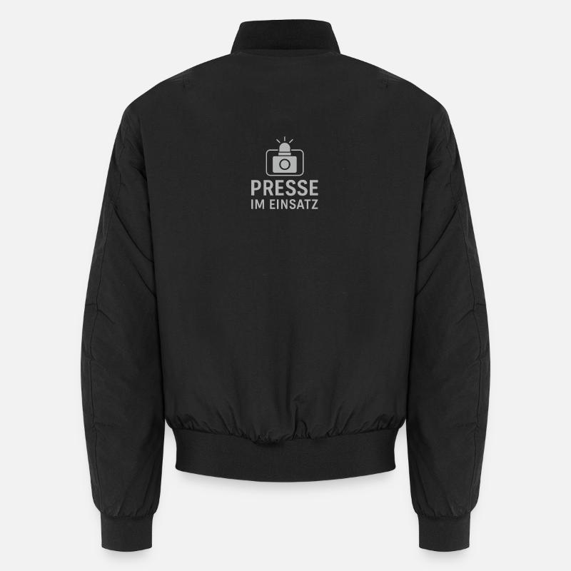 Presse im Einsatz Unisex Bomberjacke
