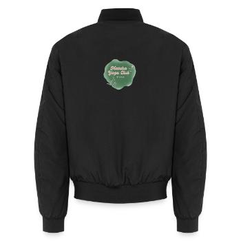 Matcha Yoga Club - Bomber unisexe - noir - Dos - AI Model Male 185 light (185cm)
