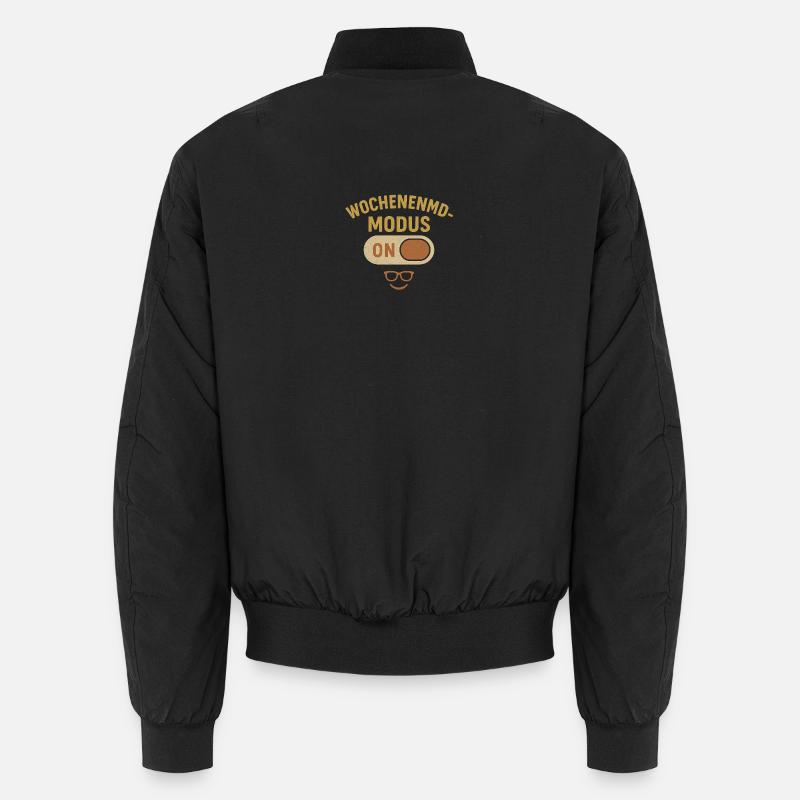 Wochennemodenswitch Humour Design - Bomber unisexe - noir