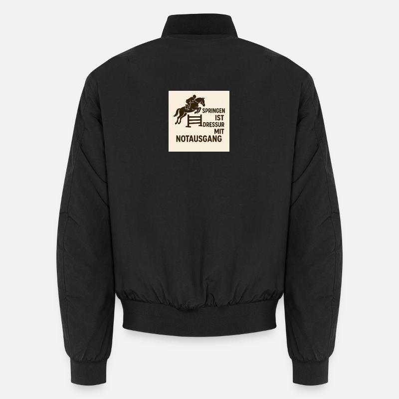Ausbruchssprung Reiterwitz - Unisex Bomberjacke - Schwarz
