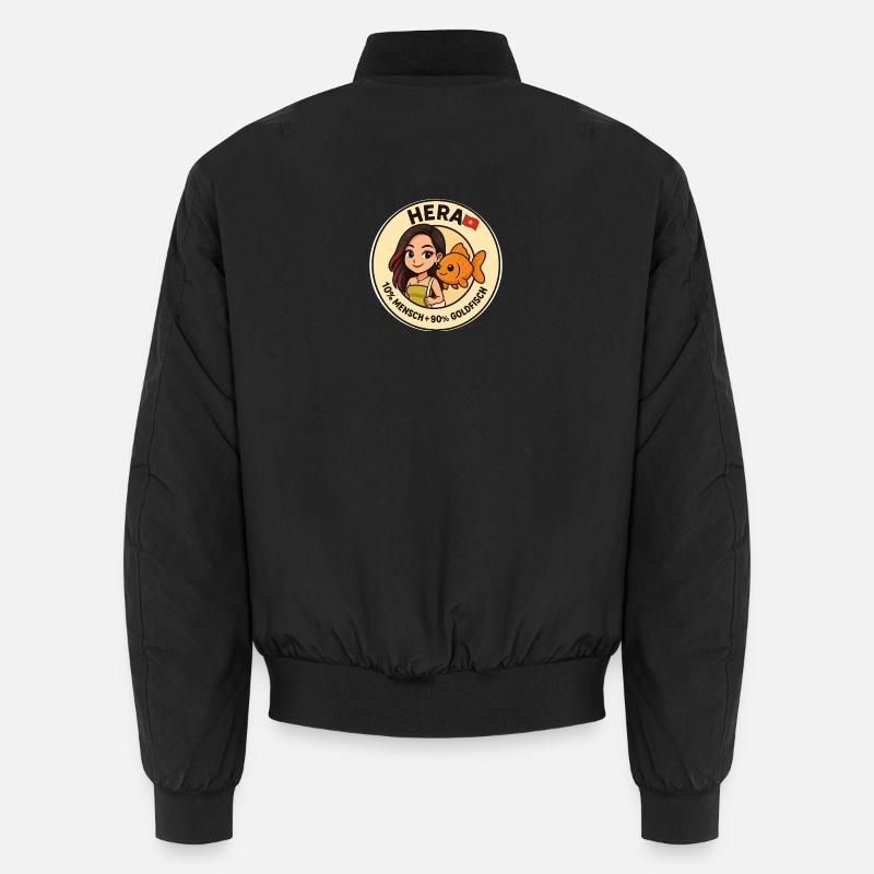 Héra - Bomber unisexe - noir