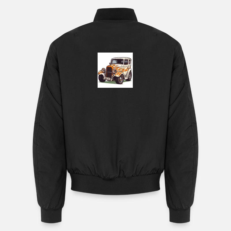Vintage Hot Rod Car Unisex Bomber Jacket