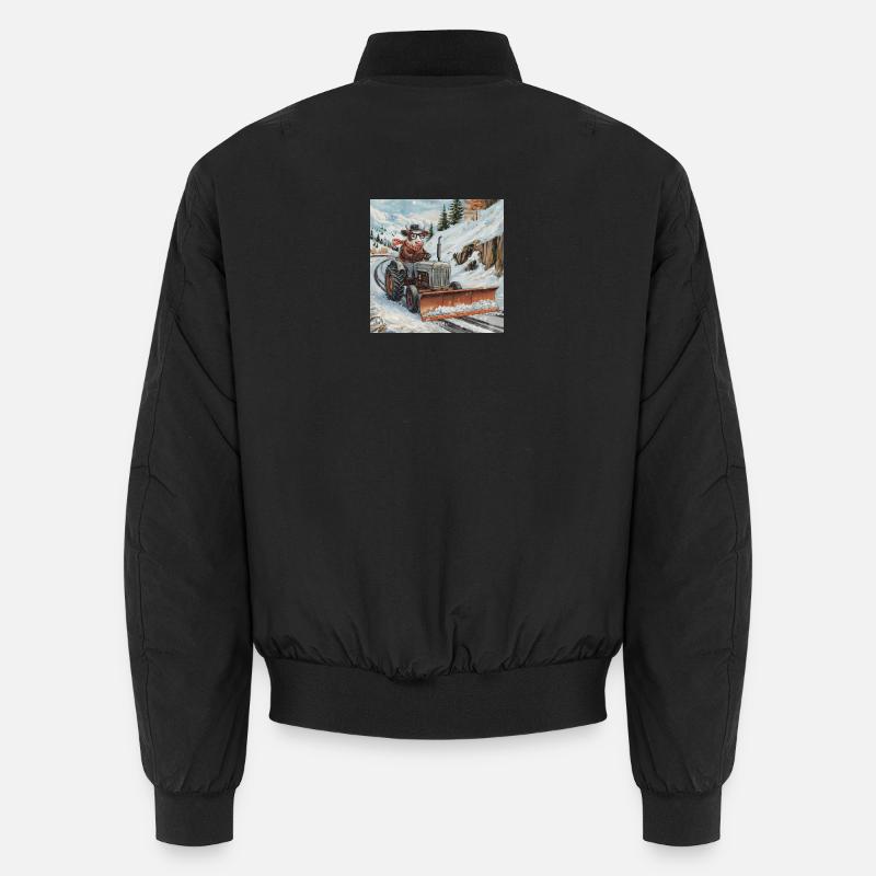 Chasse-neige - Bomber unisexe - noir
