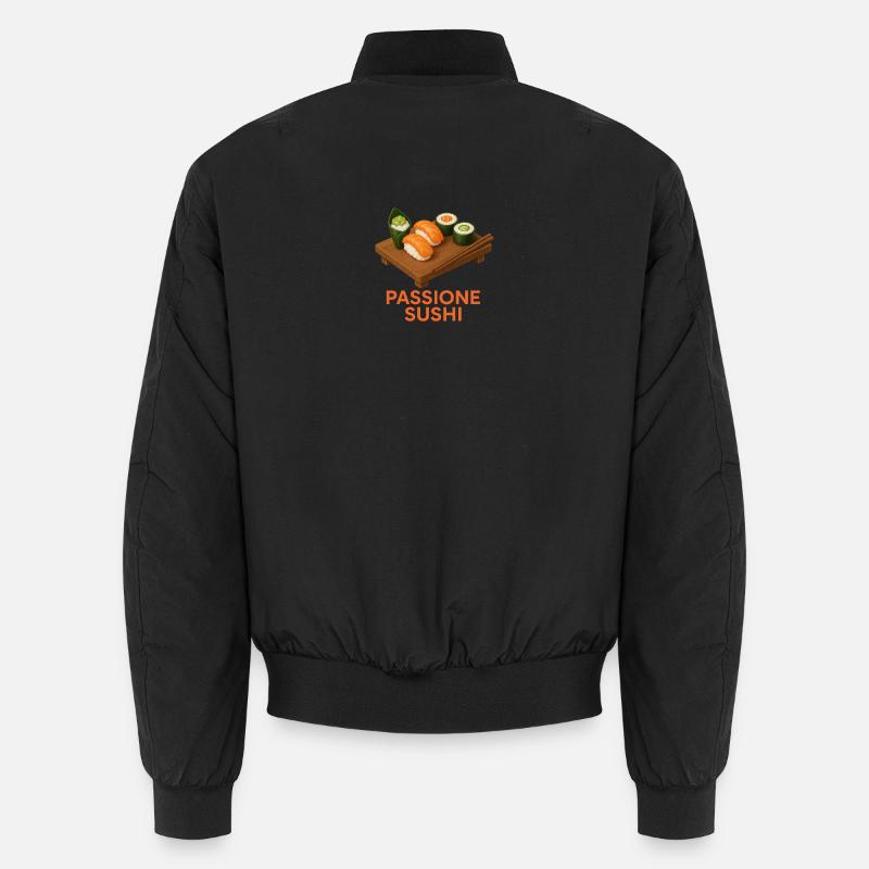 Sushi-Boot - Unisex Bomberjacke - Schwarz