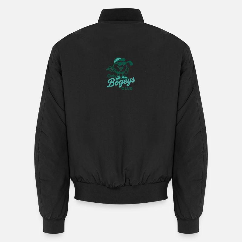 ONLY BOGEYS CLUB - Unisex Bomber Jacket - black
