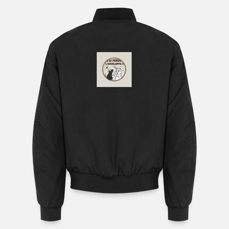 I lost the envelope - Unisex Bomber Jacket - black
