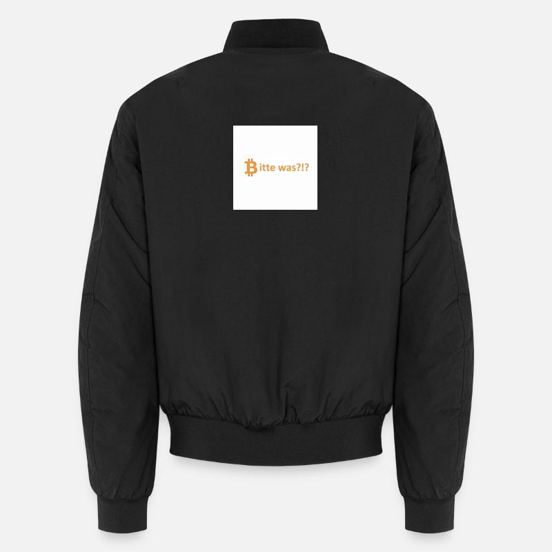 S’il vous plaît quoi ?!? Bitcoin Orange Bomber unisexe