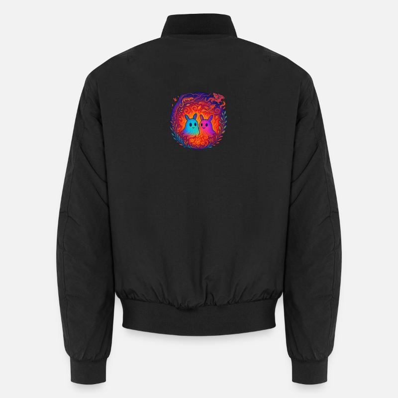 Neon Monster in Love Unisex Bomber Jacket