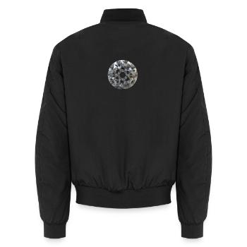 titane - Bomber unisexe - noir - Dos - AI Model Male 185 light (185cm)